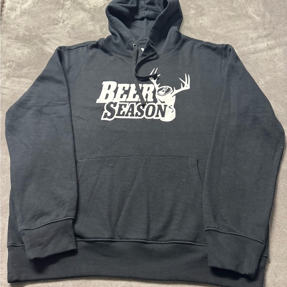 Beer Season Black Hoodie